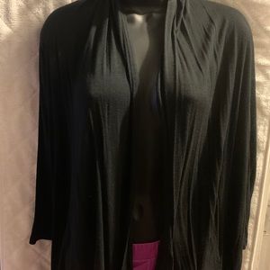 Sheer quarter sleeve cover up.